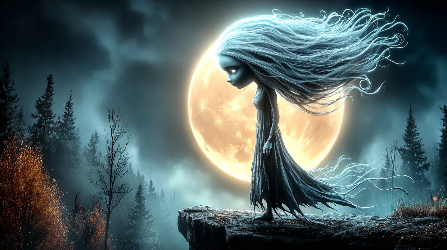Under a curious moon